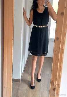 Těhotenské společenské šaty uni - 3