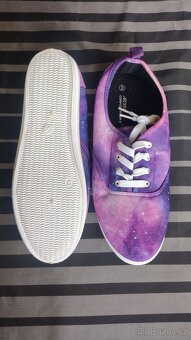 nové plátěné tenisky ARDENE vesmír v.9/40 - 3