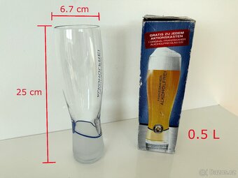 Franziskaner pivní sklenice 0,5 l – nová, limitovaná edice - 3