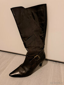Dámské kožené kozačky - 3