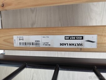 Rostoucí postel + rošt Ikea - 3