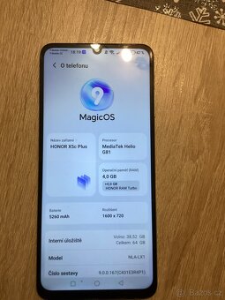 Nový Honor X5c plus 4/64 giga - 3