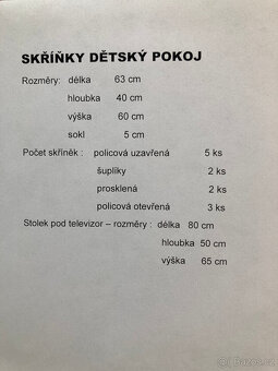 PRODÁM SKŘÍŇKY do dětského pokoje - 3