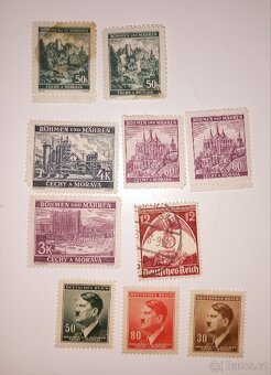 Poštovní známky České a Československé - 3