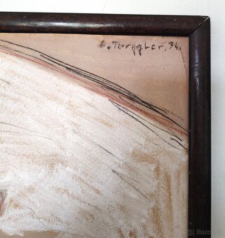 Erich Torggler (1899 - 1938), Obraz, pastel 1934 - 3