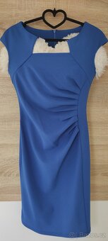 Comtessa - elegantní šaty modré, vel. S - 3