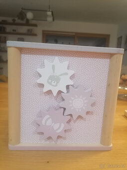 Dřevěná montessori kostka 40 cm - 3