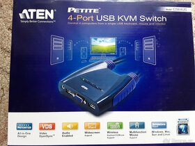 Aten - 4 portovy datový přepínač - 3