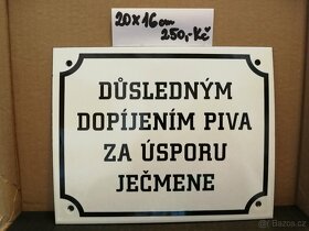 smaltovane cedule - 3