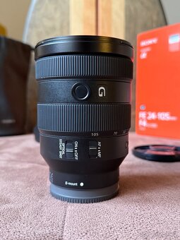Sony 24-105 mm f/4 G OSS objektiv ve skvělém stavu - 3
