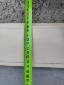 Dřevěné dveře bílé 80 x 200 cm - 3