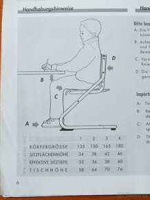 Rostoucí dětská židle k psacímu stolu Kettler Chair Plus - 3