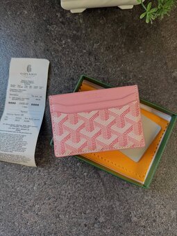 Goyard cardholder růžový - 3