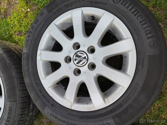 Letní sada VW r15 5x112 Continental 195/65/15 - 3