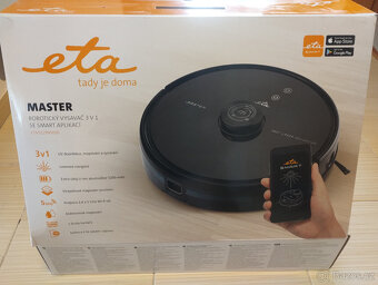 Robotický vysavač ETA Master 3v1 s mopováním - 3