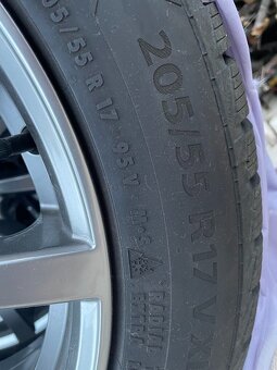 4x Alu kola 205/55 R17 V XL, zimní - 3
