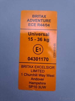 Autosedačka Römer britax - 3