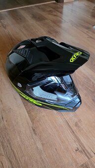 Moto helma XRC Dual Alpiner – výklopná, černá, vel. L, jako - 3