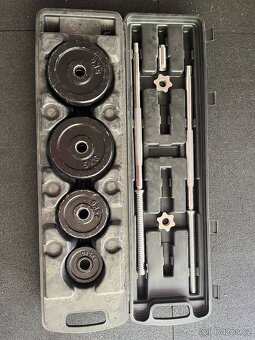 Činky set 50kg kotouče Litina - 3