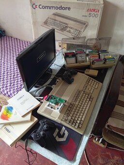 amiga 500 velky komplet jako nova 1mb chip - 3