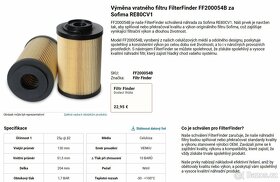 FILTRAČNÍ VLOŽKA - HYDRAULICKÝ AGREGÁT - 3