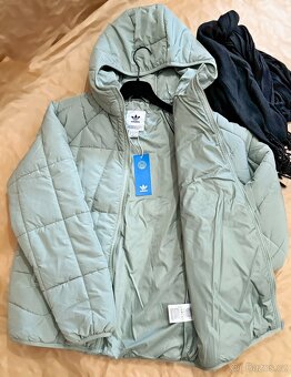 Adidas Puffer Hooded Jacket Unisex Bunda Mint XS - 3