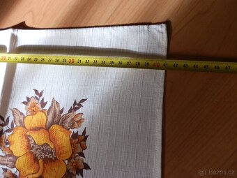 Retro prostírání / dečky 44x41cm - 6ks - 3