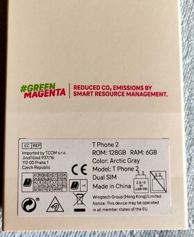Mobilní telefon T phone 2, NOVÝ DOKLAD O KOUPI - 3