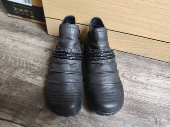 Pohodlné podzimní boty RIEKER v.38 - top stav - 3