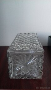 Karafa, křišťál, nová, dekorace - 3