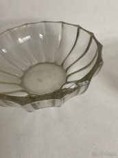 Starožitné skleněné mísy, 3 ks - 3