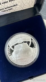 Stříbrná mince 500 Kč 2023 Osobní automobil Tatra 603 proof - 3