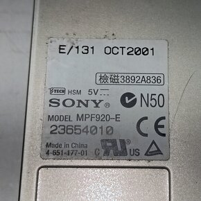 Disketová mechanika 3.5 Sony MPF920-E - 3