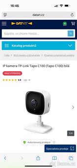 IP kamera TP-Link Tapo C100 (Tapo C100) bílá - 3