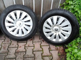 Komplet Zimní Sada Continental +Poklice205/60/16 ET 48 5X112 - 3