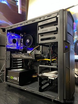 Herní ryzen 5 2400G, 16GB DDR4, SSD,HDD, RX 470 4GB Win 11 - 3