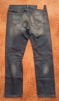 Levi's pánské modré džíny střih 504, velikost 36-34 - 3