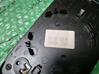 pravé sklo zrcátka konvexní vyhřívané, elektricky nastavitel - 3
