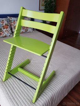 Stokke Tripp Trapp židle - Buk, Bílá, Zelená - 3