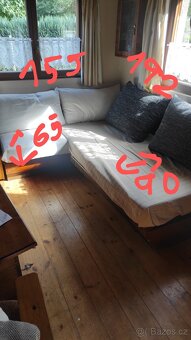 Stará rohová rozkládací pohovka - 3