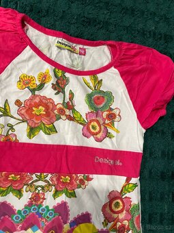 Krásné dívčí šaty Desigual vel. 10-12 let top stav - 3