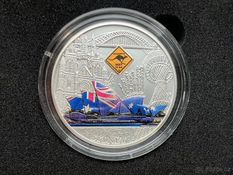 Stříbrná mince Cesta kolem světa - Sydney stand - 3