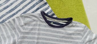 2 x proužkaté tričko, vel. 158/164 - 3