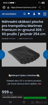 Odrazová síť,skákací plocha na trampolínu - 3