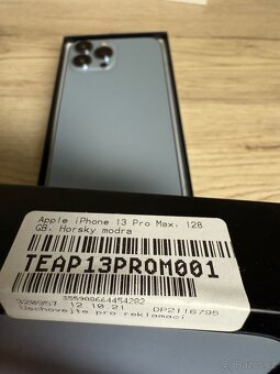 Apple iPhone 13 Pro Max, 128GB, Horsky modrá - 3