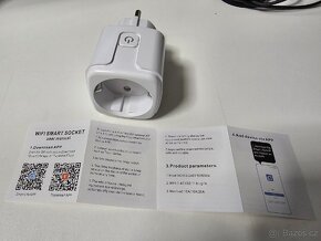 Tuya Smart Home Socket WiFi 20A EU Zásuvka - 3