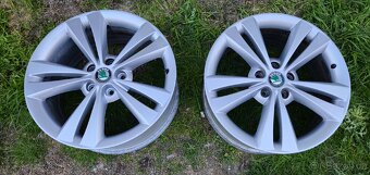 Originál alu kola škoda neptune 5x112 R18 - 3