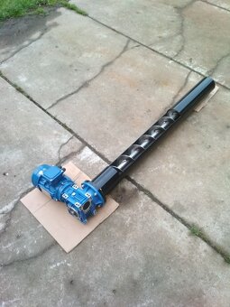 šnekový dopravník , podavač , kotel , uhlí , pelety , motor - 3