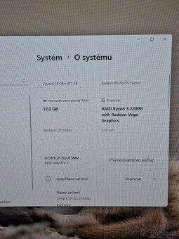Prodám PC AMD Ryzen 3 2200g - 3