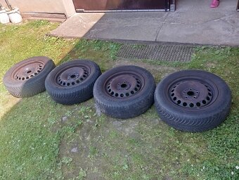 Sada Disků 5x112 s pneu 195/65/R15+ origo poklice - 3